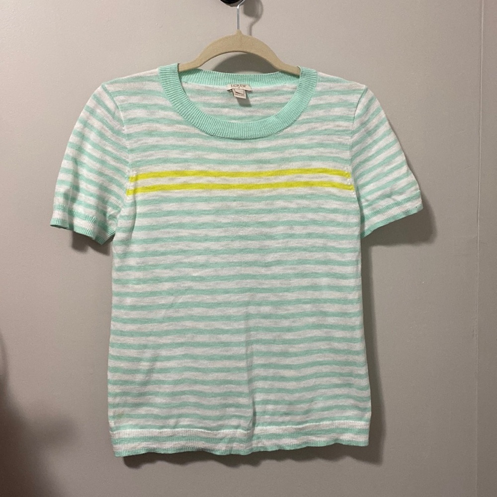 J. Crew 100% Cotton Striped‎ Top